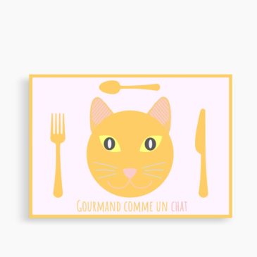 Le set « Gourmand comme un chat » (personnalisable)
