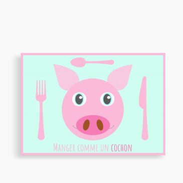 Le set « Manger comme un cochon » (personnalisable)