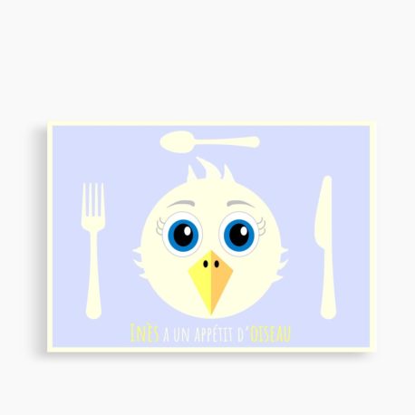 Set personnalisé "Un appétit d'oiseau" 